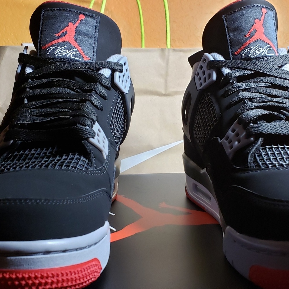 Jordan 4 Bred Sz 12 - Picture 3 of 4